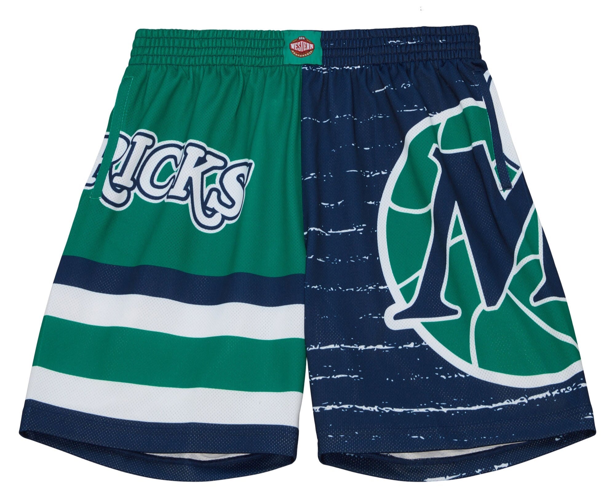 MENS MITCHELL & NESS NBA JUMBOTRON 3.0 SHORTS MAVERICKS