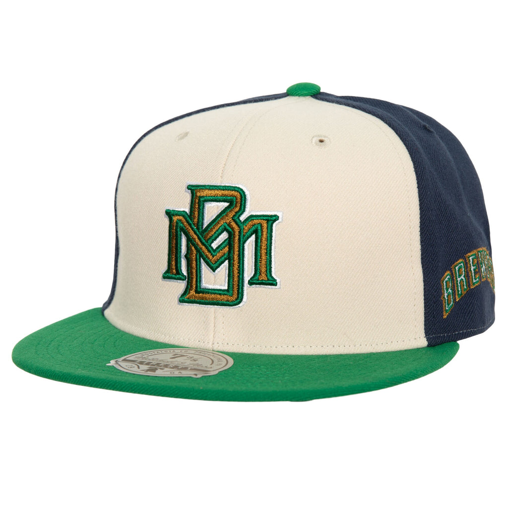 MENS MITCHELL & NESS MLB HOMEFIELD FITTED COOP BREWERS