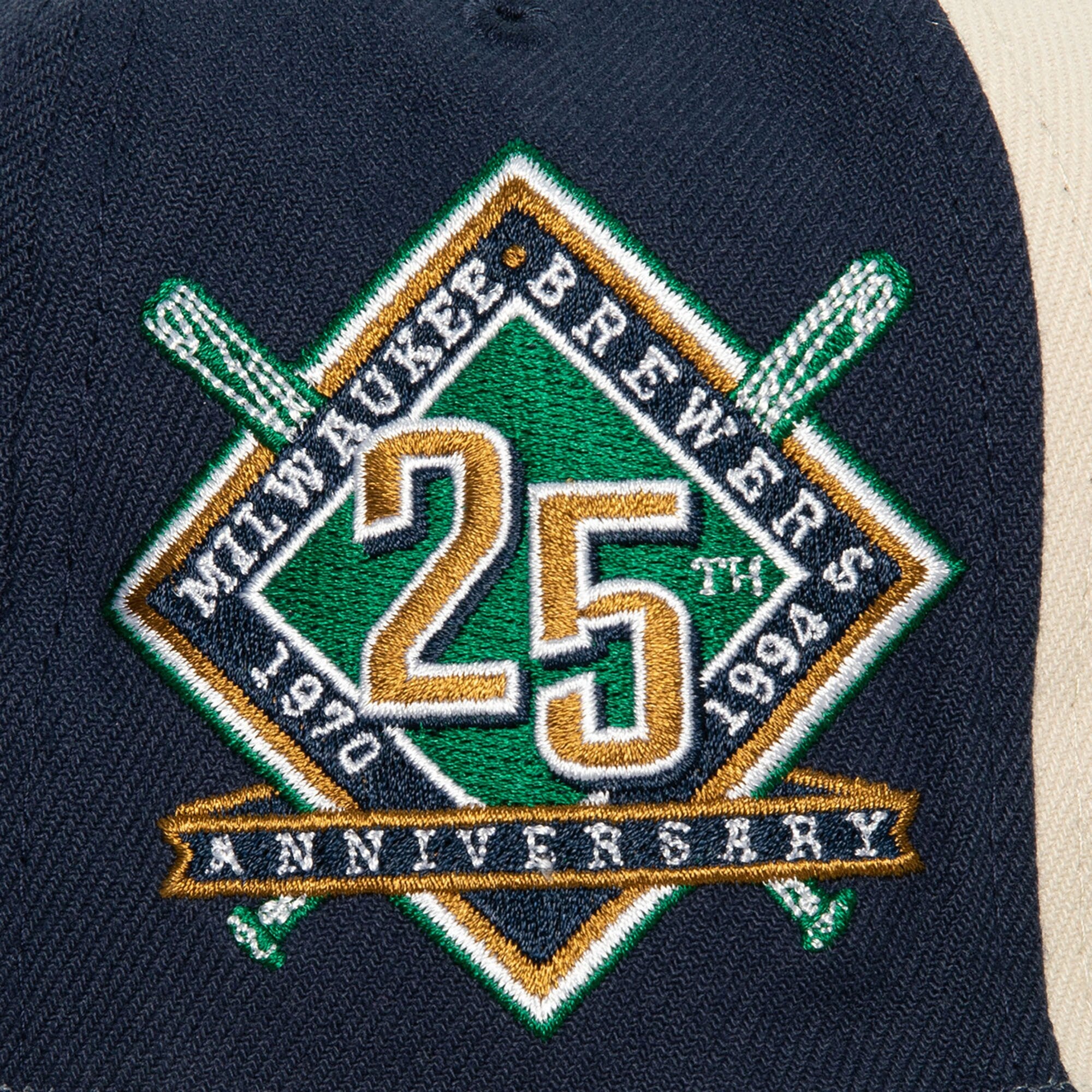 MENS MITCHELL & NESS MLB HOMEFIELD FITTED COOP BREWERS