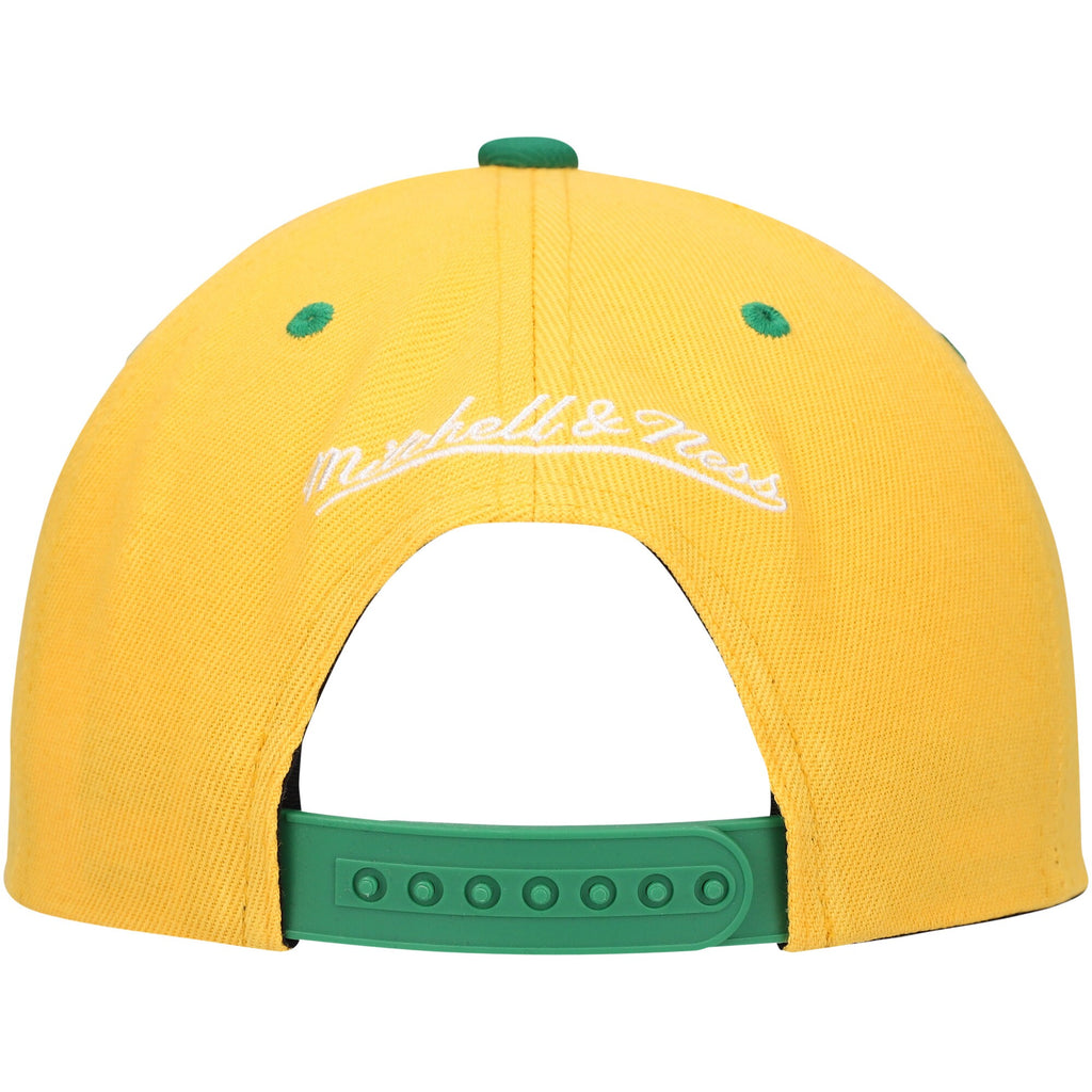 Mens Mitchell & Ness NBA TRANSCRIPT SNAPBACK HWC BUCKS