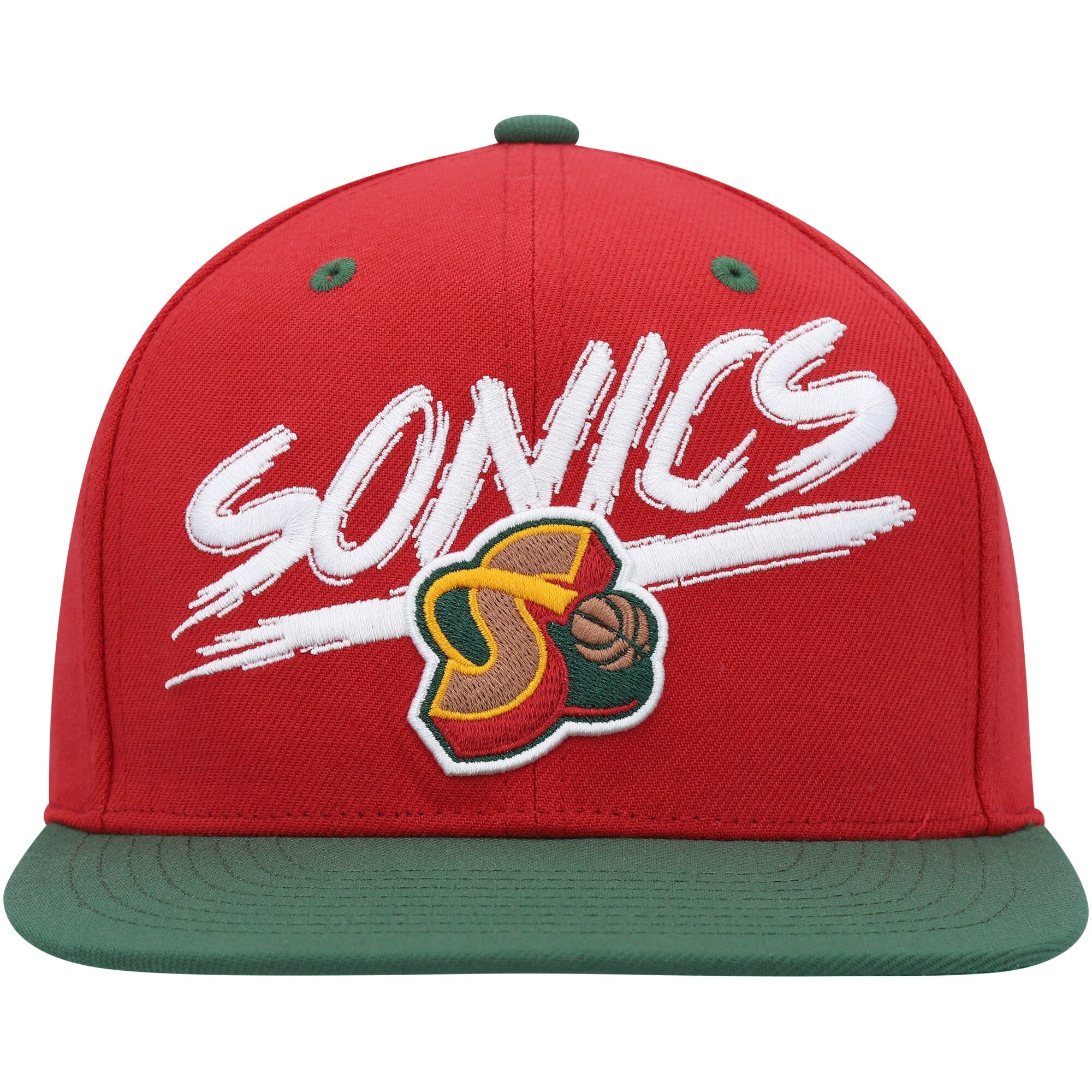 MENS MITCHELL & NESS NBA TRANSCRIPT SNAPBACK HWC SUPERSONICS - RDGN