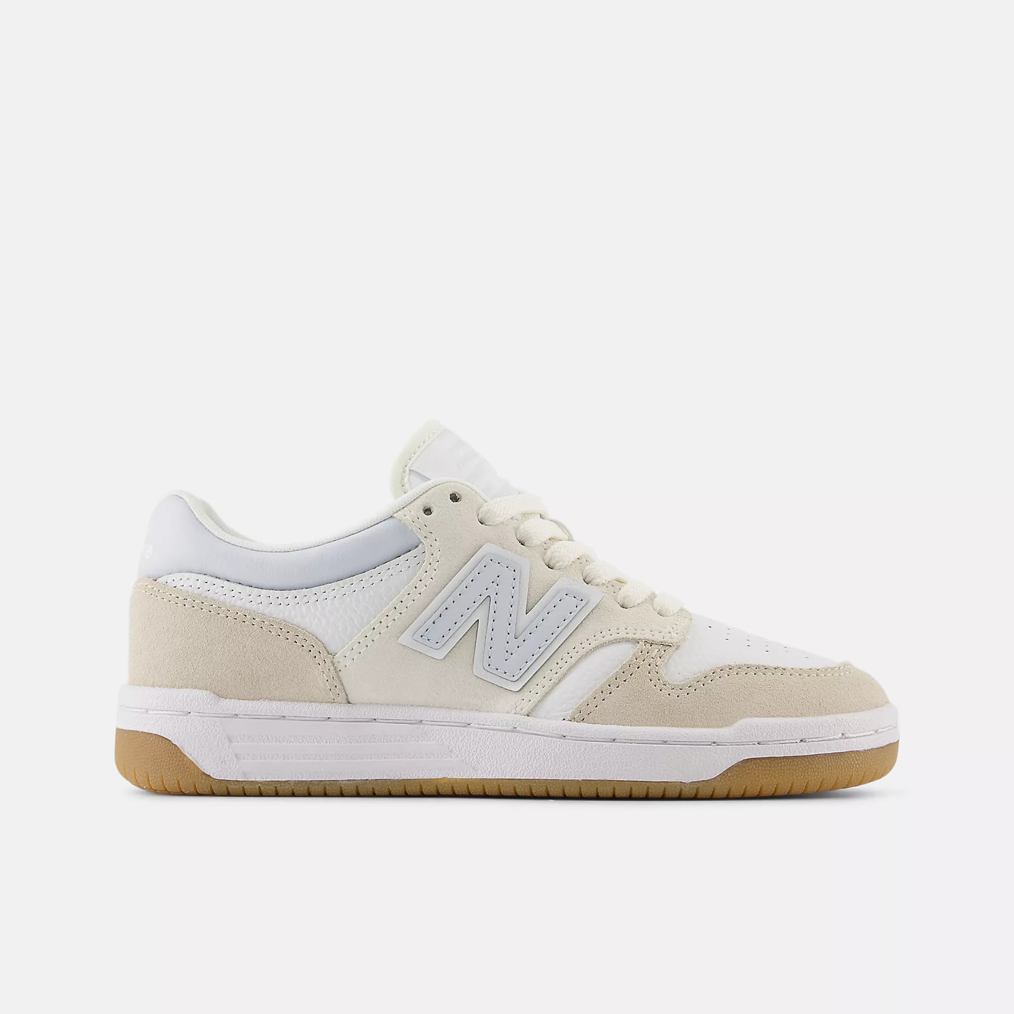 [GSB480SW] GRADE SCHOOL NEW BALANCE 480 'WHITE BLUE GRAY' (GS)