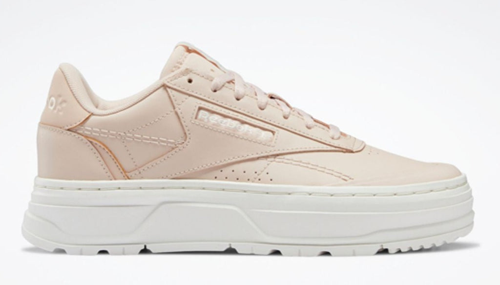 [H69145] Womens Reebok CLUB C DOUBLE GEO 'SOFT ECRU'