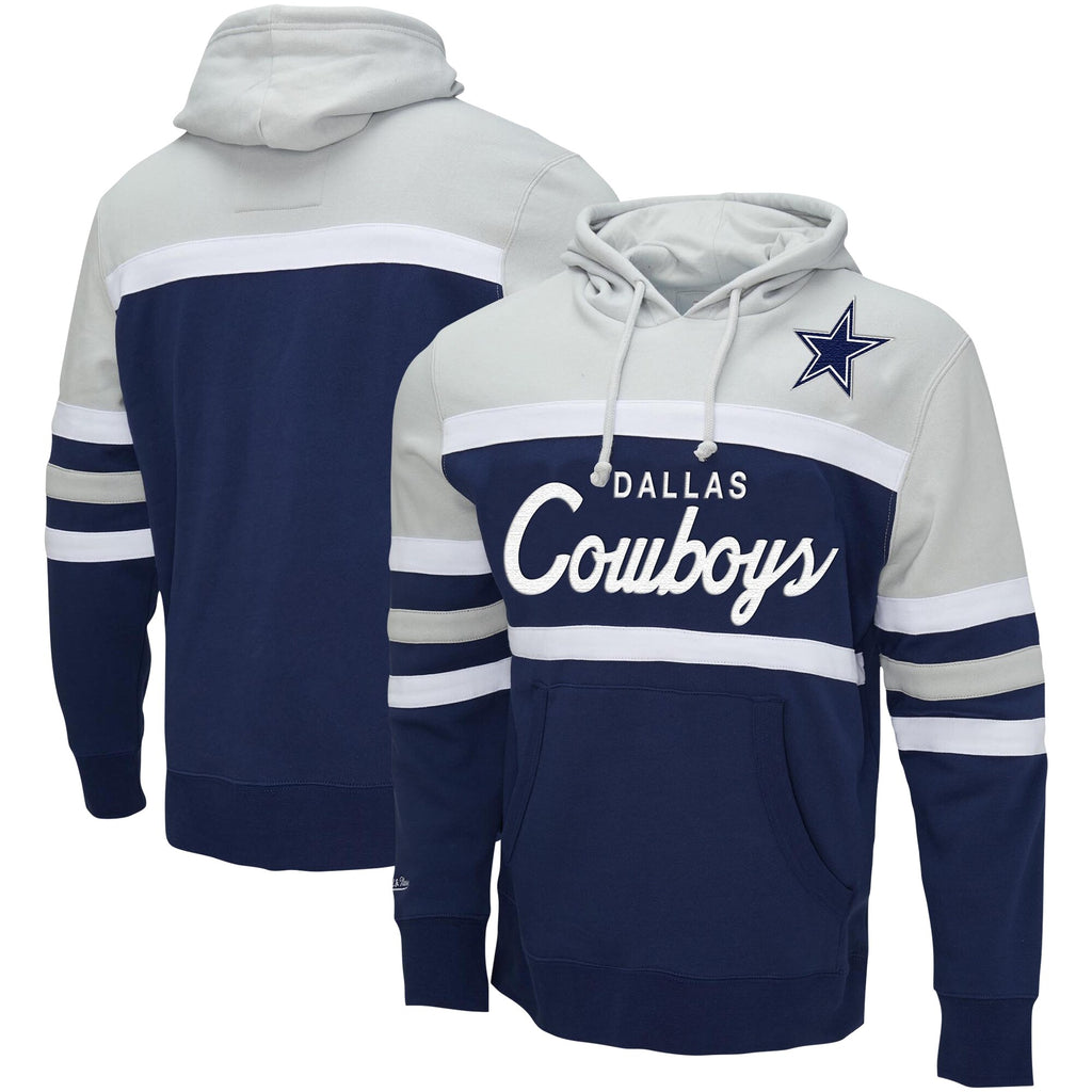 Mens Mitchell & Ness NFL HEAD COACH HOODIE COWBOYS