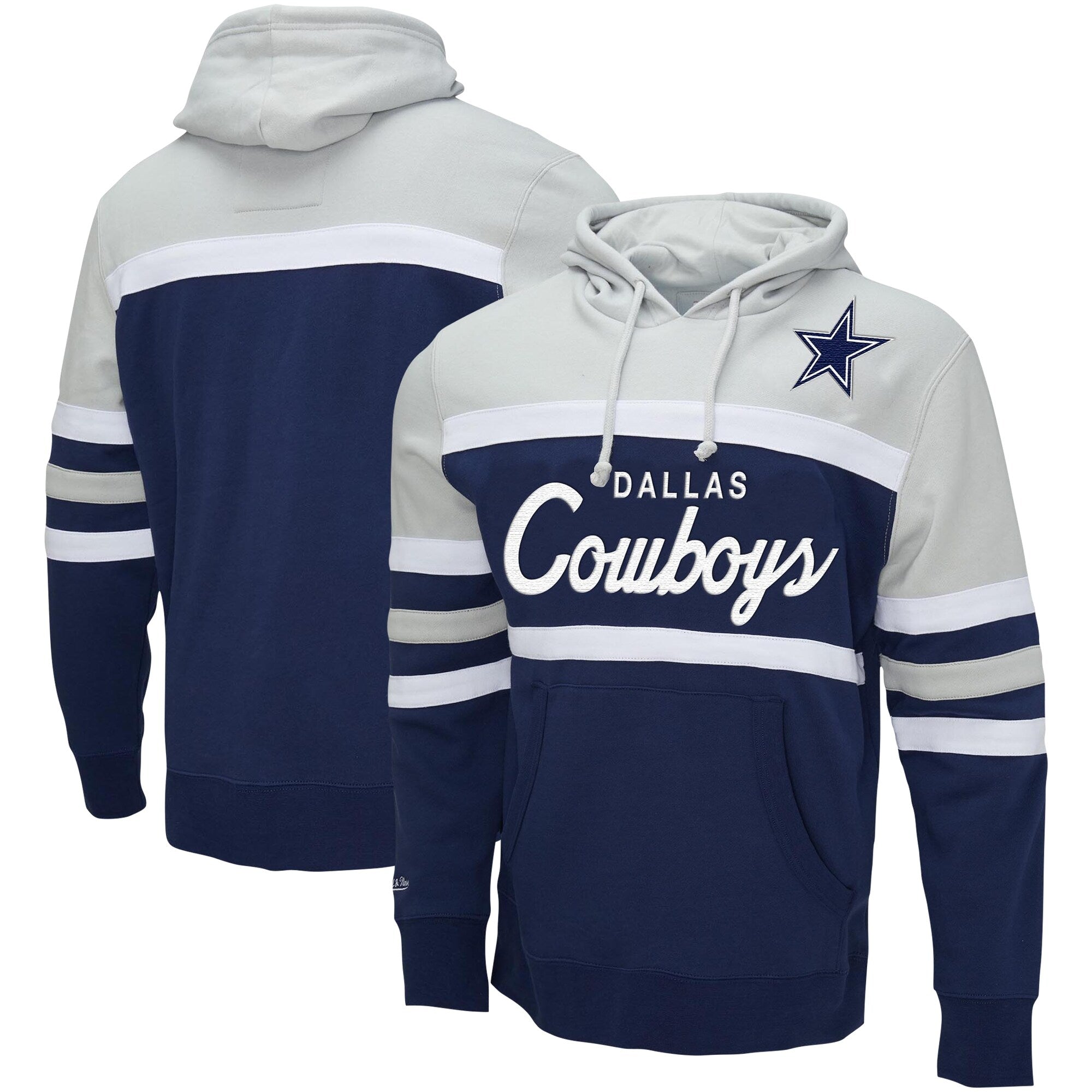 Mens Mitchell & Ness NFL HEAD COACH HOODIE COWBOYS