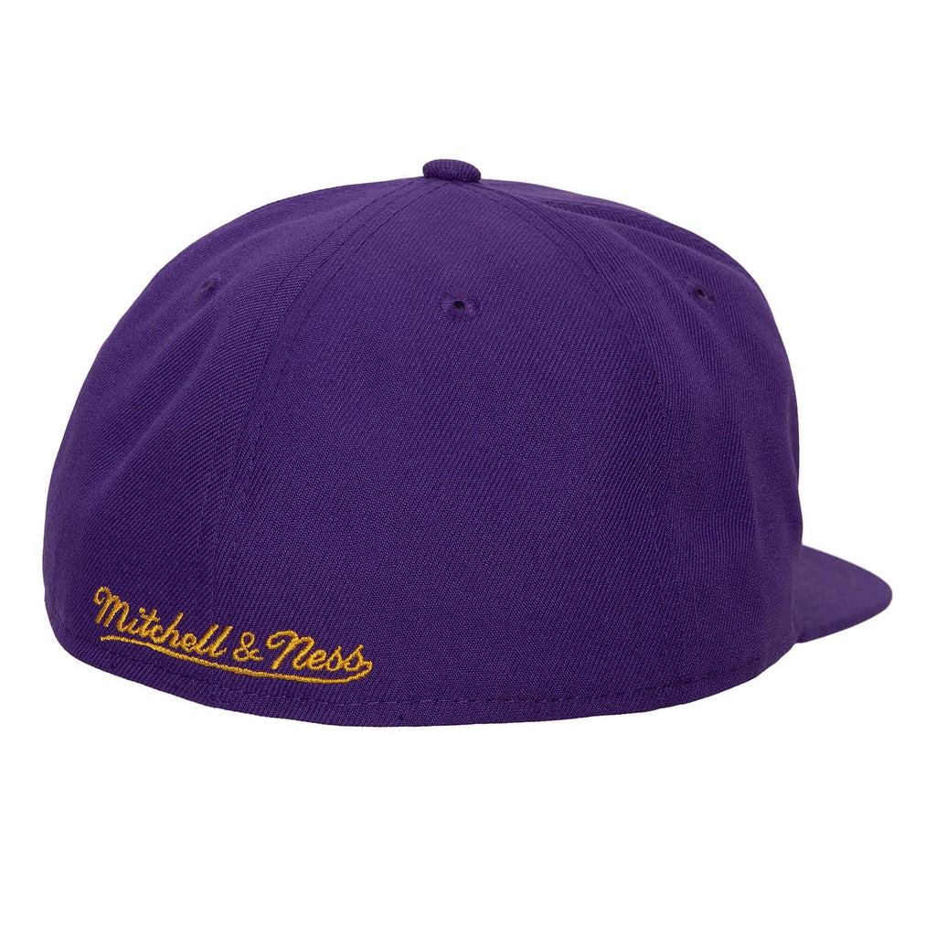 Mens MITCHELL & NESS NBA SHARK BITE FITTED HWC LAKERS