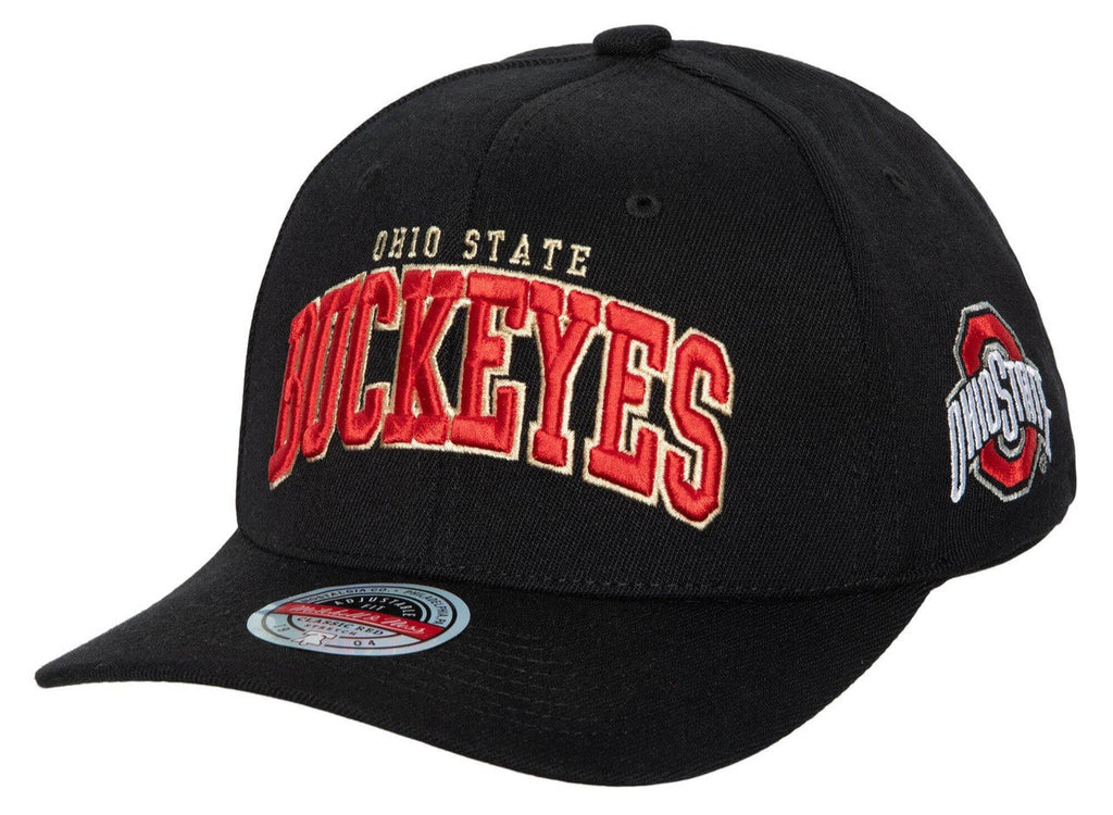 MENS MITCHELL & NESS NCAA THE CHAMP STRETCH SNAPBACK OHIO STATE