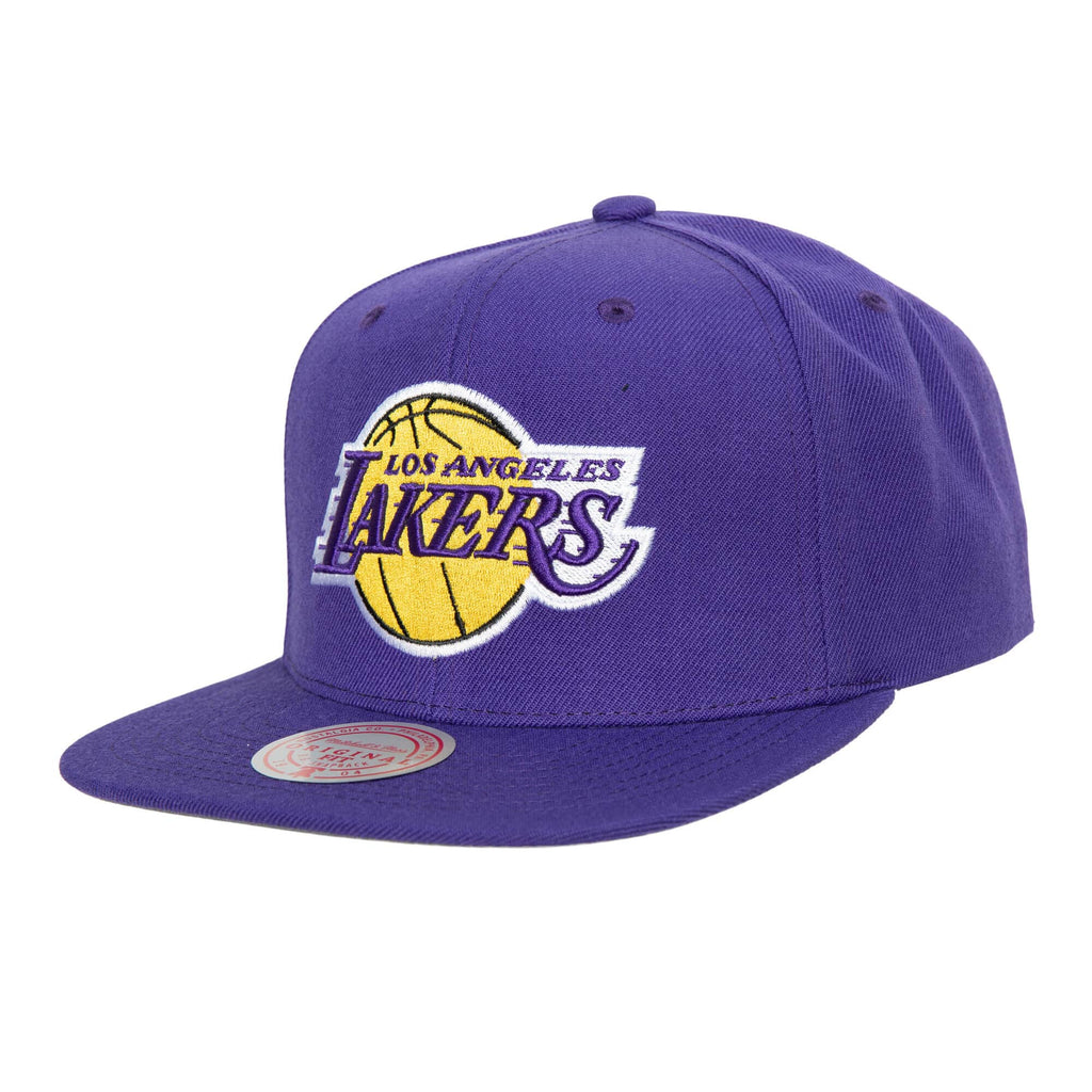 Mens MITCHELL & NESS NBA TEAM GROUND 2.0 SNAPBACK LAKERS