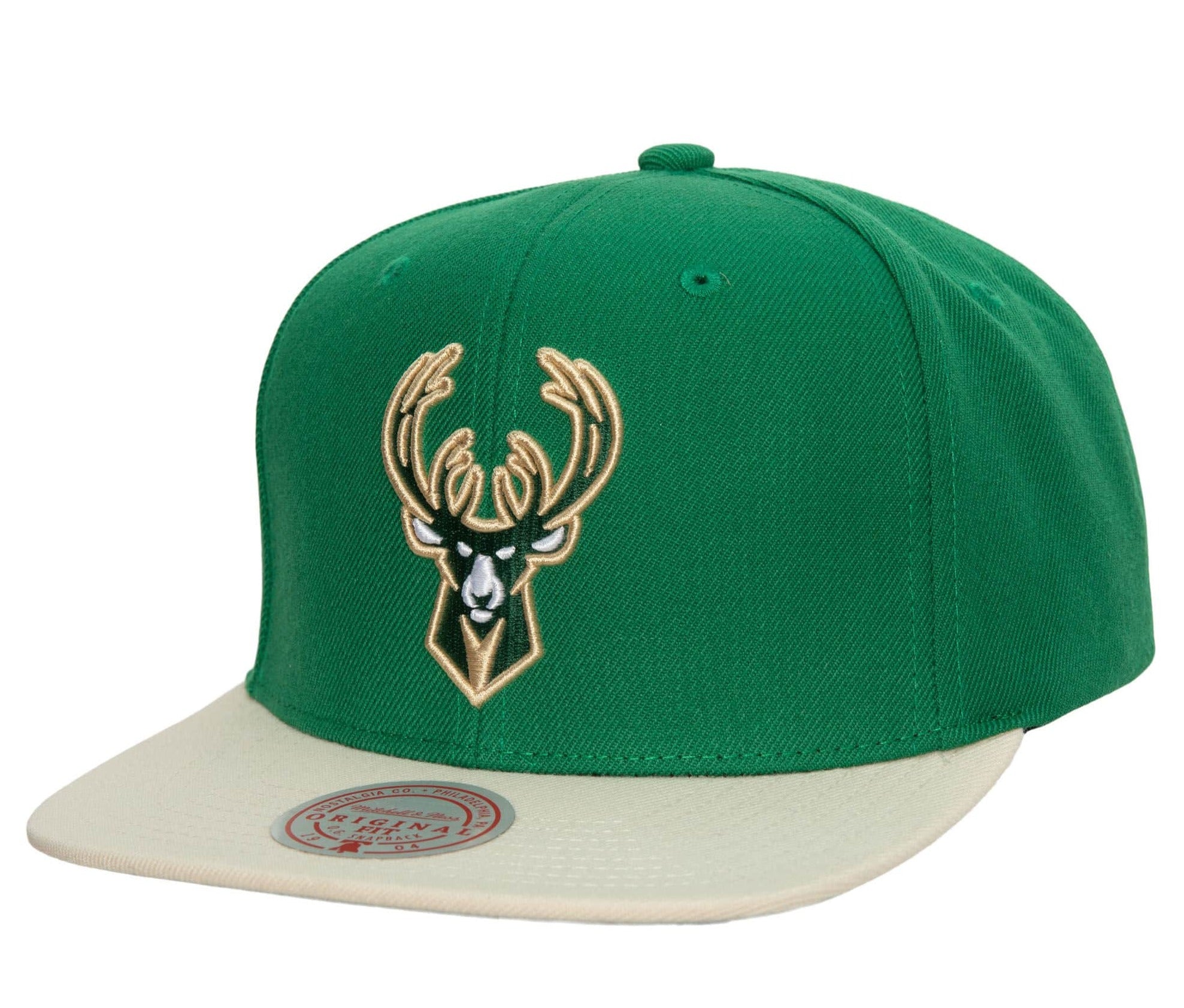 [HHSS3264-MBUYYPPPGNTN] MENS NBA MILWAUKEE BUCKS TEAM 2 TONE 2.0 SNAPBACK