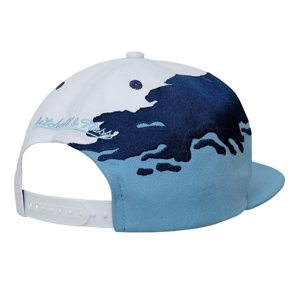 [HHSS3302-UNCYYPPPWHBL] MENS NCAA NORTH CAROLINA TAR HEELS PAINTBRUSH SNAPBACK