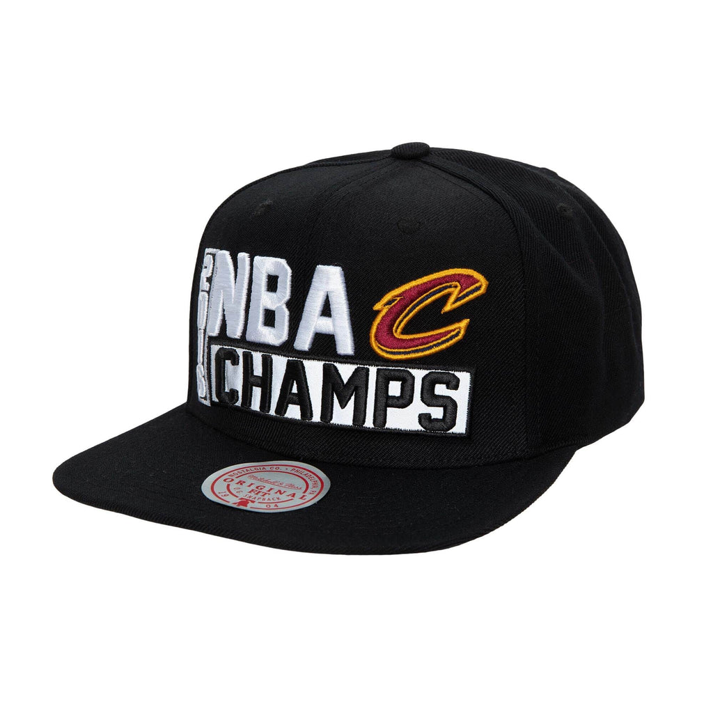 [HHSS4198-CCAYYPPPBLCK] MENS NBA CLEVELAND CAVALIERS HWC 16 CHAMPS SNAPBACK