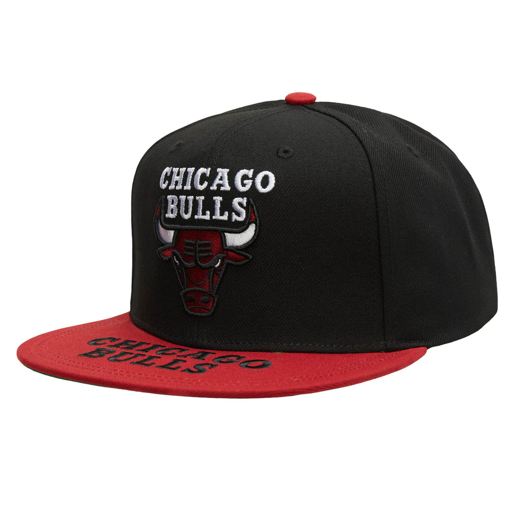 [HHSS4343-CBUYYPPPBKRD] MENS NBA CHICAGO BULLS LOGO BILL SNAPBACK
