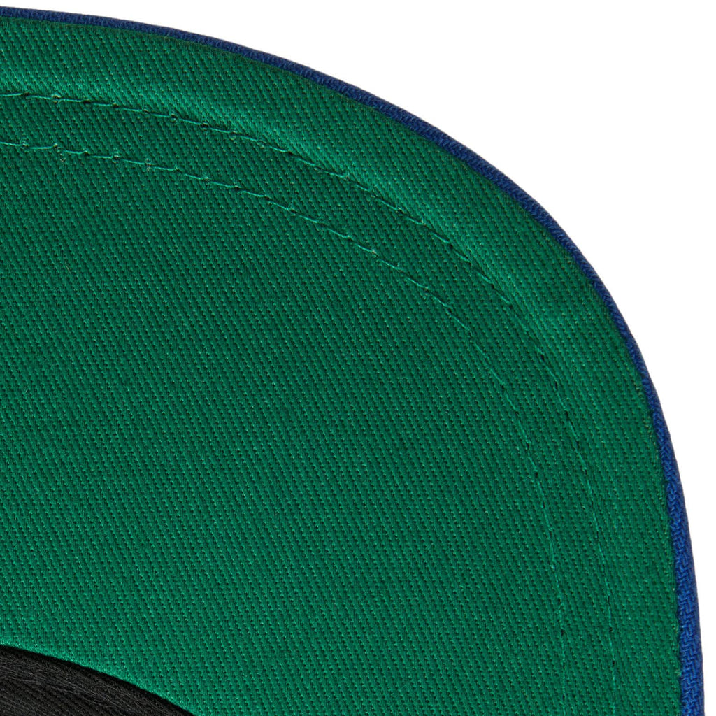 MENS MITCHELL & NESS NBA LOGO BILL SNAPBACK HWC MAGIC - BLACK-BLUE