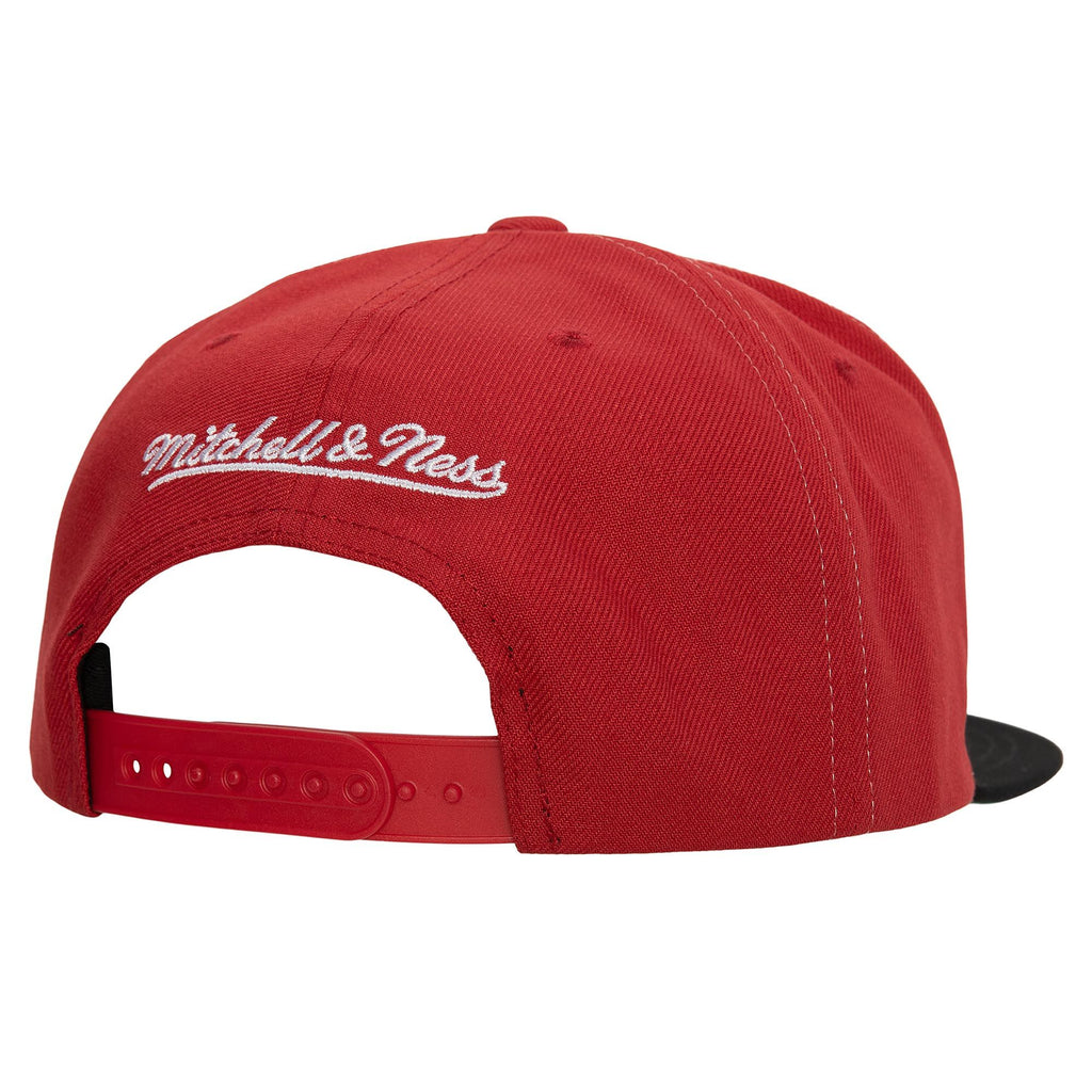 [HHSS4772-CBUYYPPPRDBK] MENS NBA CHICAGO BULLS HALF N HALF SNAPBACK