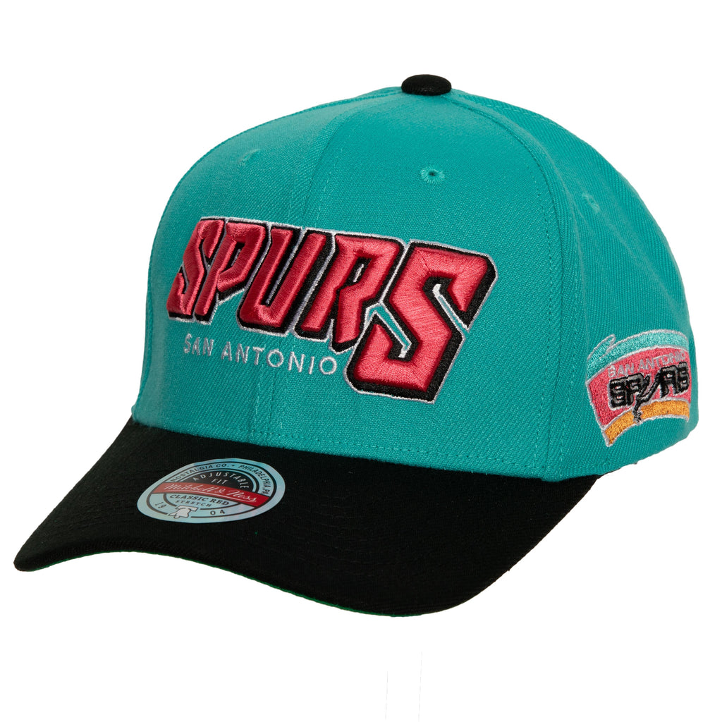 [HHSS4781-SASYYPPPTEAL] MENS NBA SAN ANTONIO SPURS SHREDDER STRETCH SNAPBACK