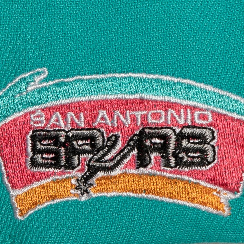 [HHSS4781-SASYYPPPTEAL] MENS NBA SAN ANTONIO SPURS SHREDDER STRETCH SNAPBACK
