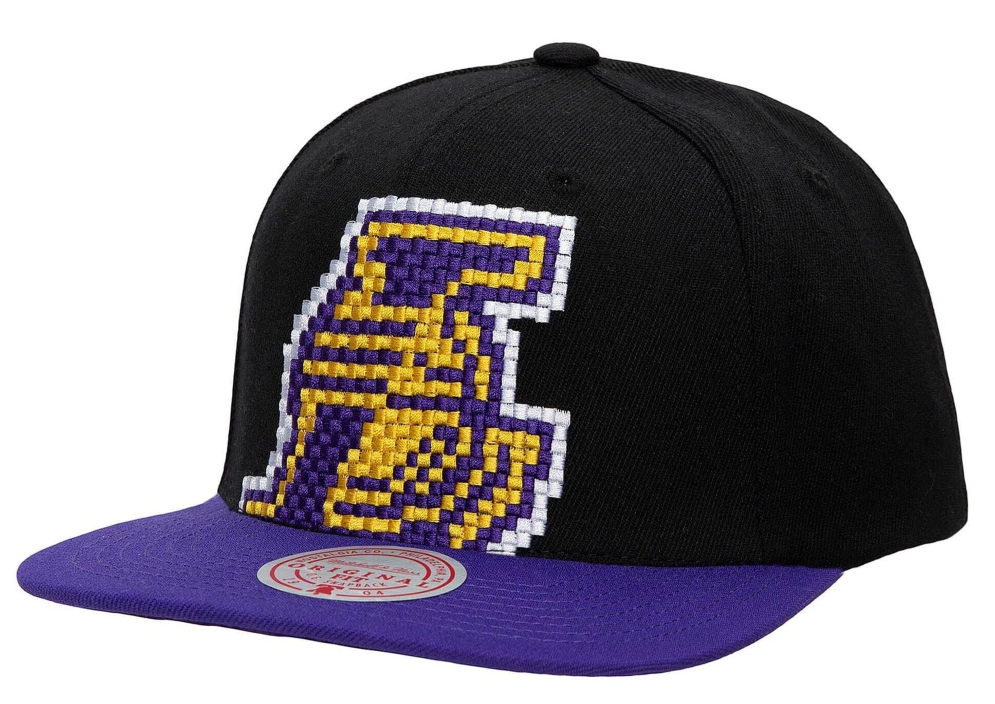 [HHSS4784-LALYYPPPBLCK] MENS NBA LA LAKERS 8 BIT XL SNAPBACK LAKERS