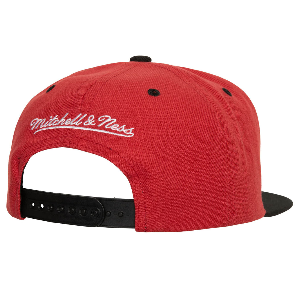 Mens MITCHELL & NESS NBA TRANSCRIPT SNAPBACK BULLS