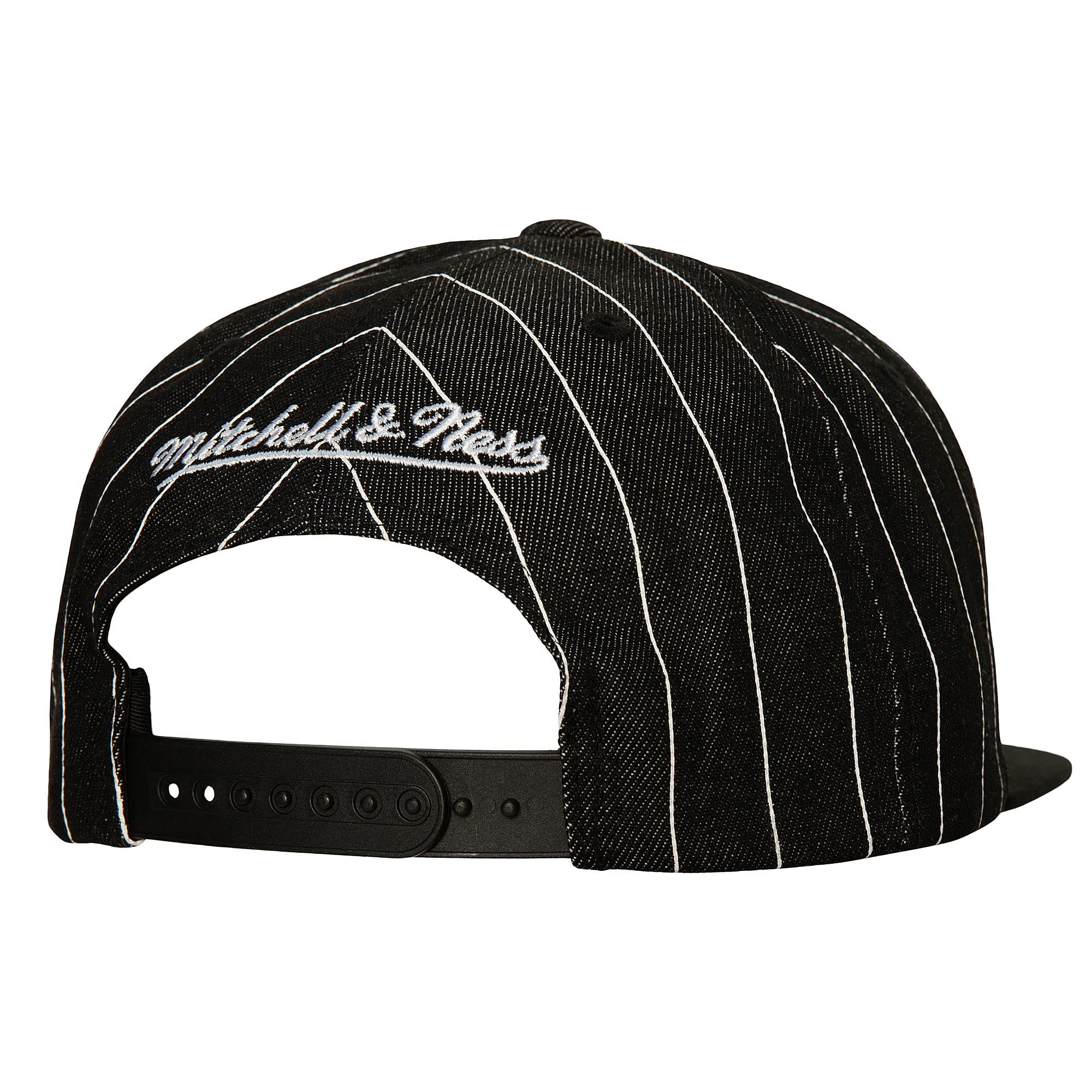 Mens MITCHELL & NESS NBA DEM STRIPES SNAPBACK NETS