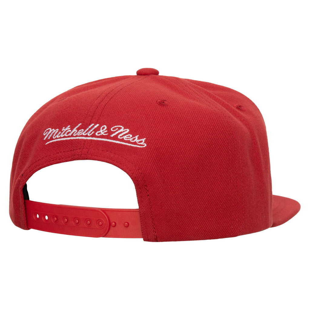 MENS MITCHELL & NESS NHL CHAMP STACK SNAPBACK BLACKHAWKS - RED