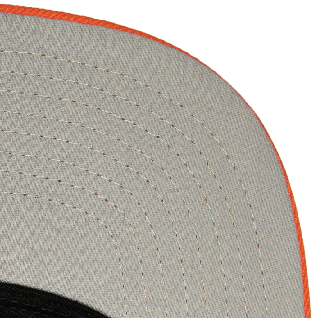 MENS MITCHELL & NESS NHL CROSS CHECK SNAPBACK DUCKS - BLACK
