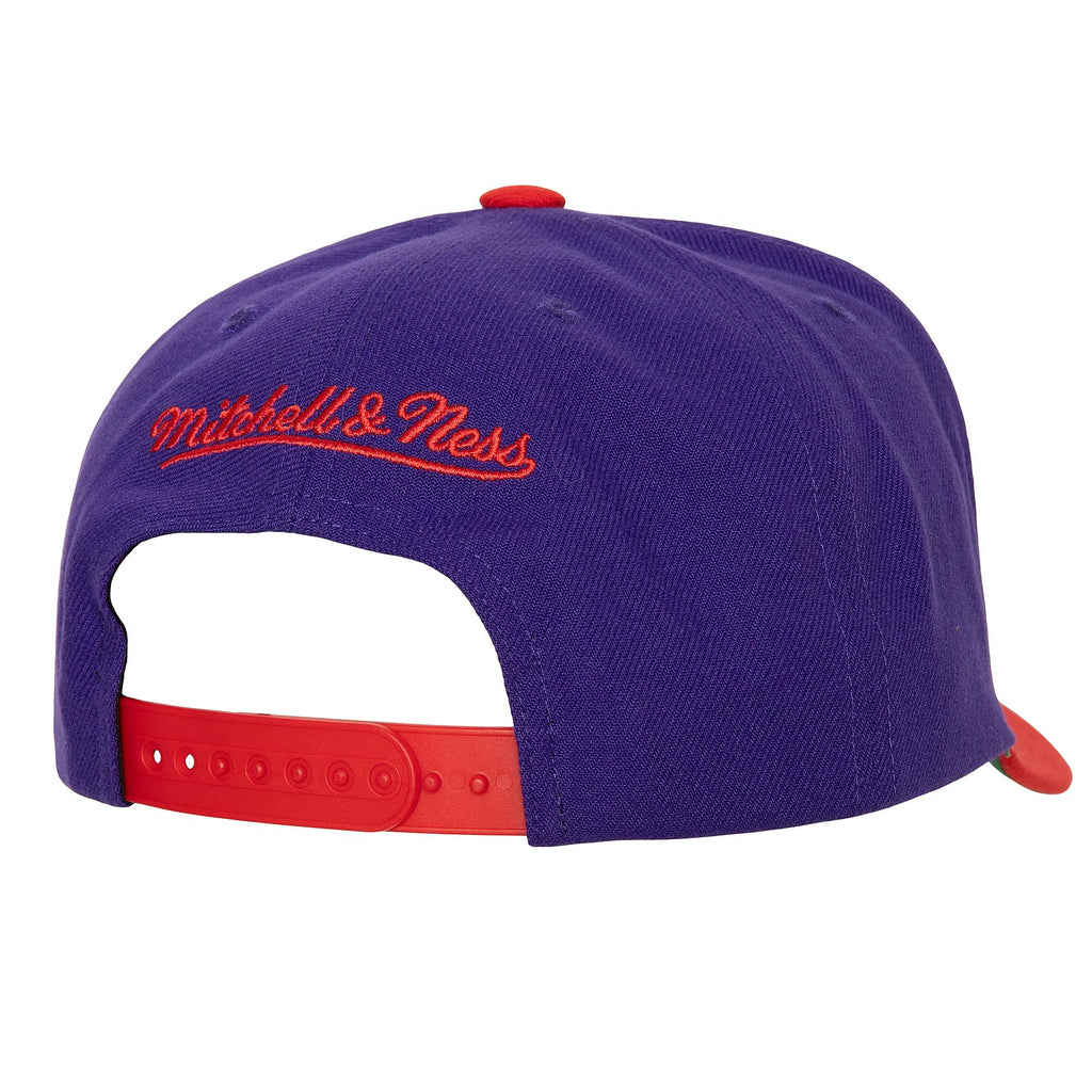 Mens MITCHELL & NESS NBA BOOM TEXT PRO SNAPBACK HWC RAPTORS