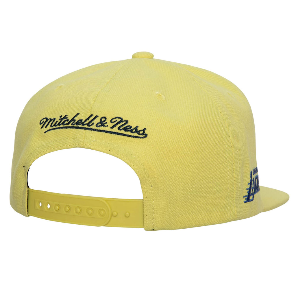 MENS MITCHELL & NESS NBA SO FRESH SNAPBACK LAKERS - YELLOW
