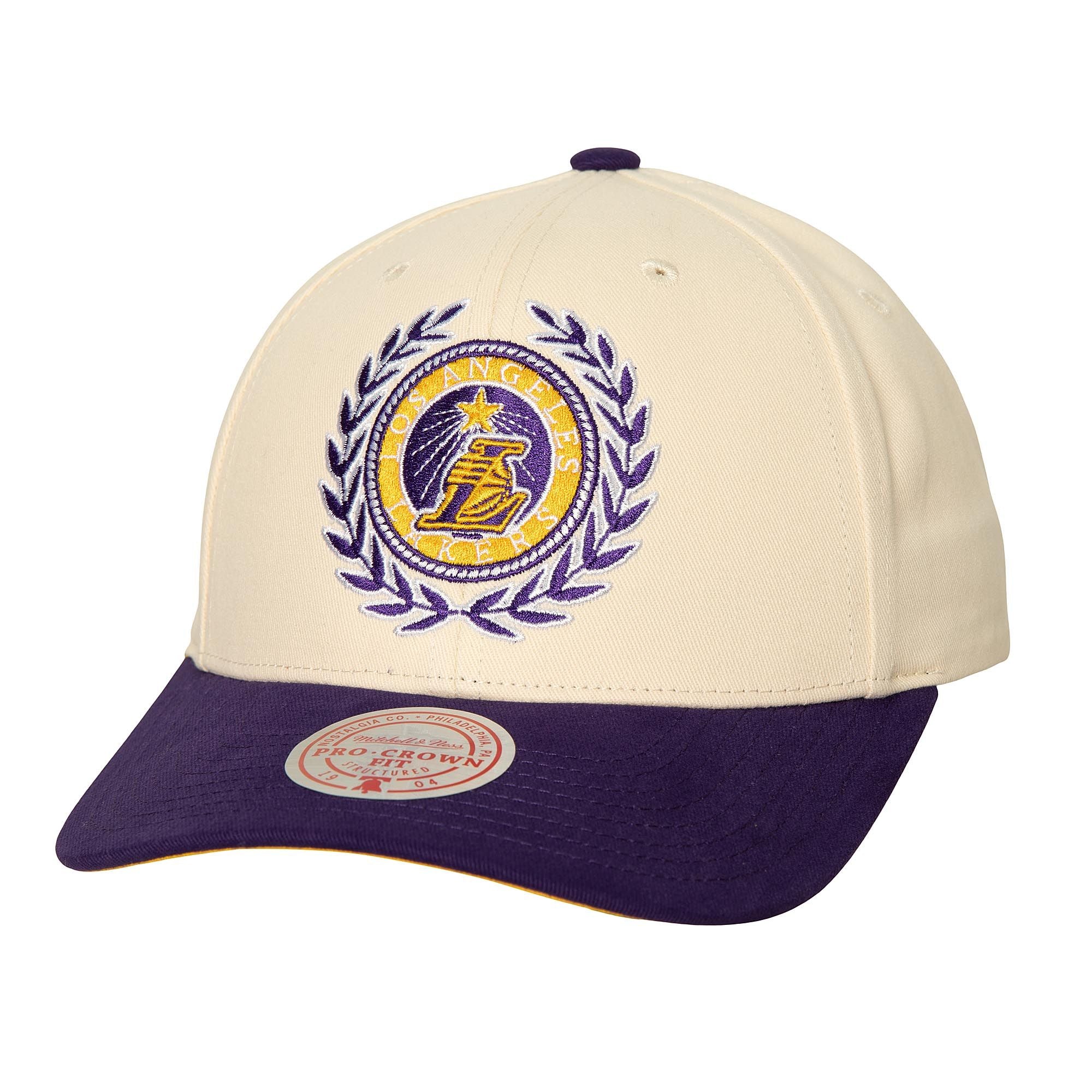 Mens MITCHELL & NESS NBA COLLEGIATE PRO SNAPBACK LAKERS