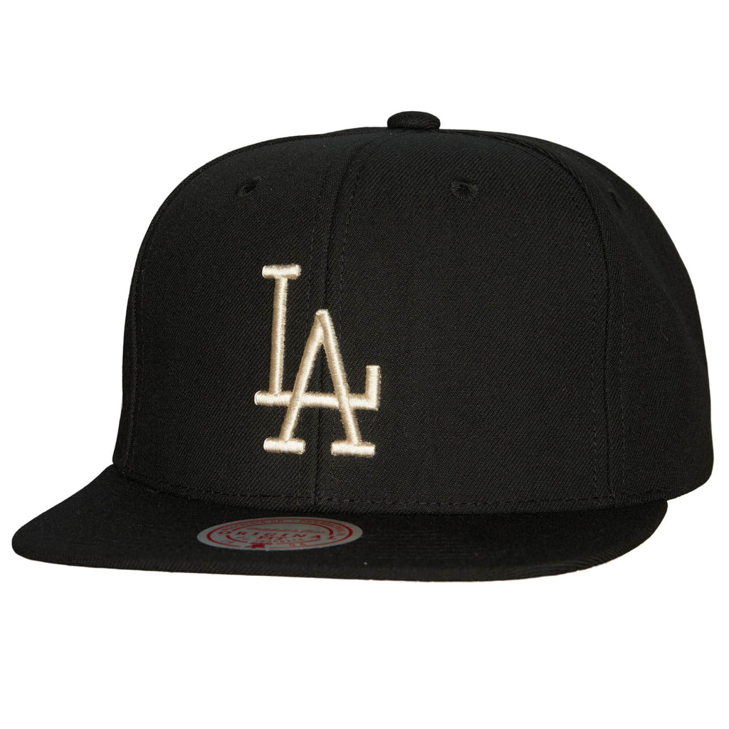 MENS MITCHELL & NESS MLB TEAM CLASSIC SNAPBACK COOP DODGERS - BLACK