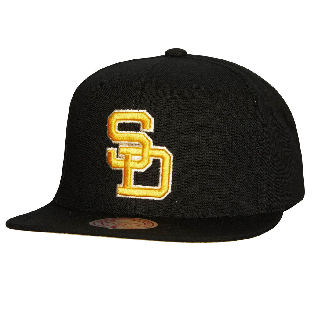 MENS MITCHELL & NESS MLB TEAM CLASSIC SNAPBACK COOP PADRES