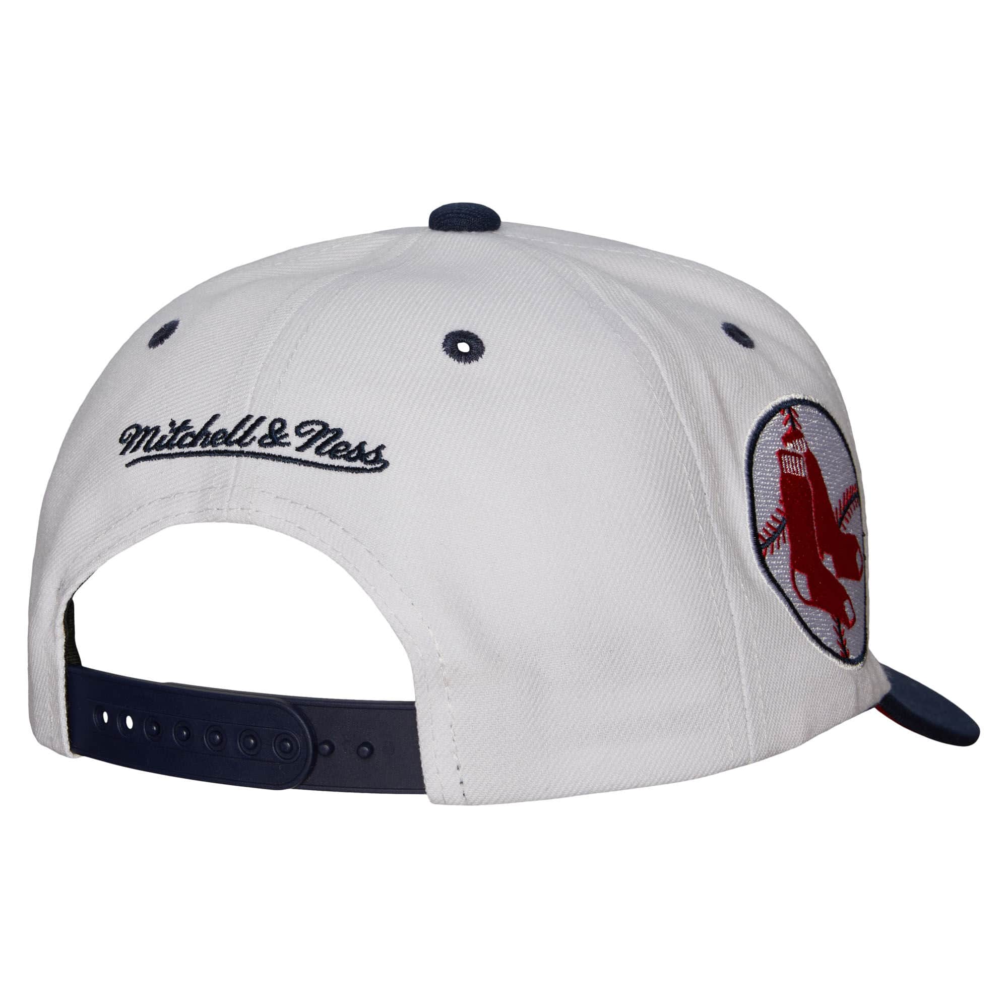 [HHSS6484-BRSYYPPPWHIT] MENS MLB BOSTON RED SOX EVERGREEN PRO SNAPBACK