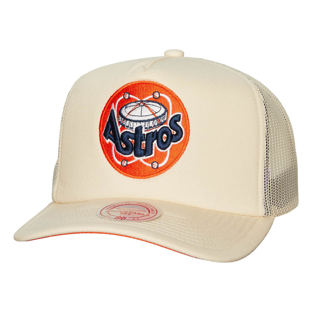 [HHSS6490-HASYYPPPOFWH] MENS MLB HOUSTON ASTROS EVERGREEN TRUCKER SNAPBACK