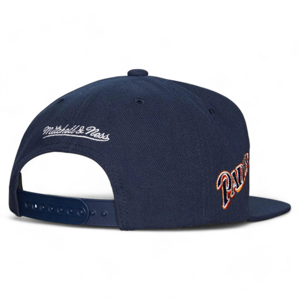 MENS MITCHELL & NESS MLB EVERGREEN SNAPBACK COOP PADRES - NAVY