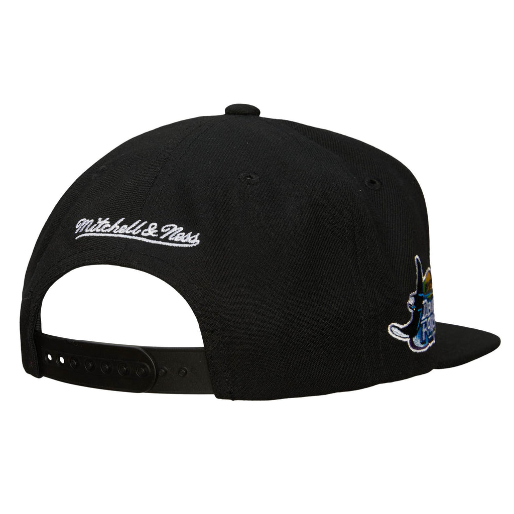 MENS MITCHELL & NESS MLB EVERGREEN SNAPBACK COOP RAYS - BLACK
