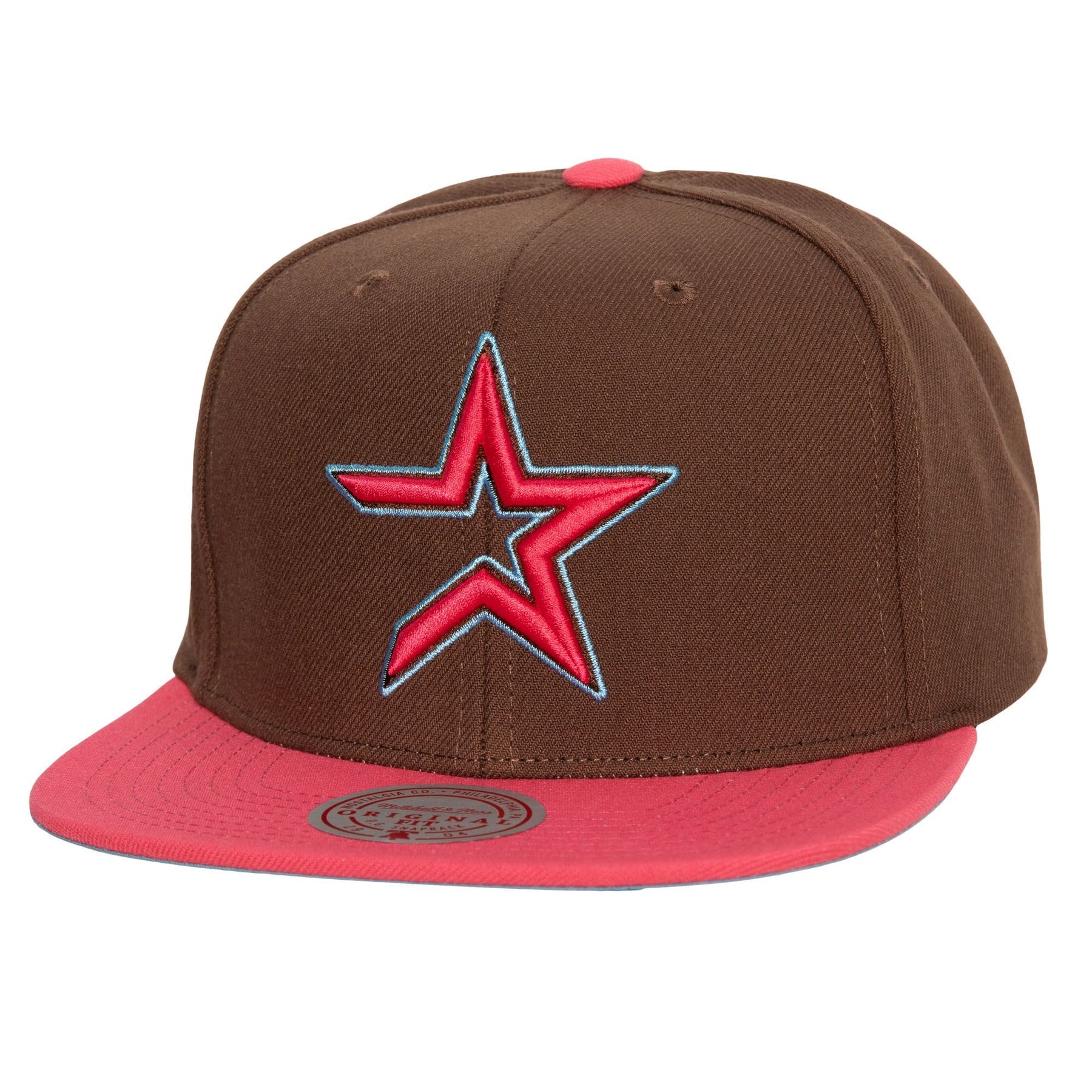 MENS MITCHELL & NESS MLB THE DAMN SNAPBACK COOP ASTROS - BROWN