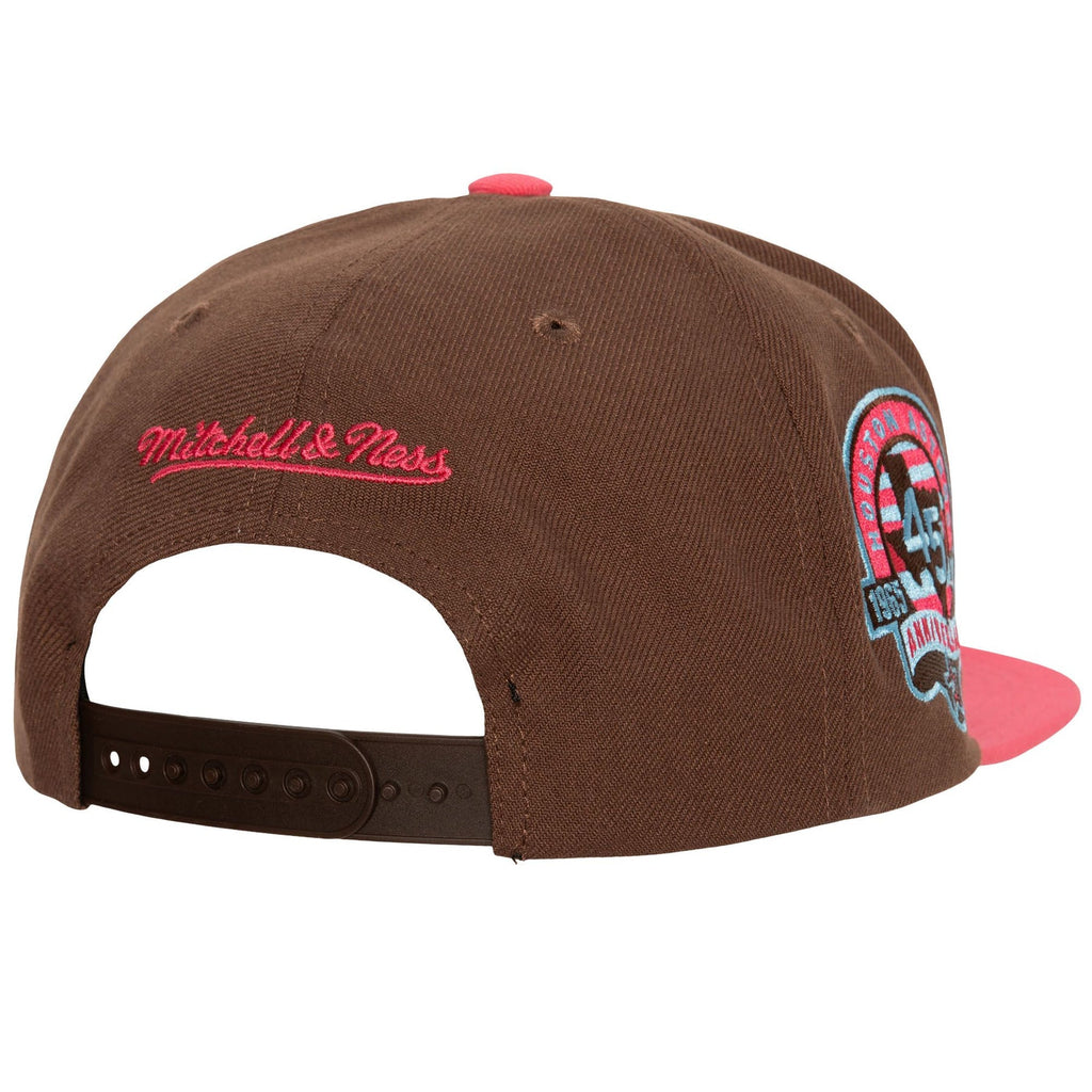 MENS MITCHELL & NESS MLB THE DAMN SNAPBACK COOP ASTROS - BROWN
