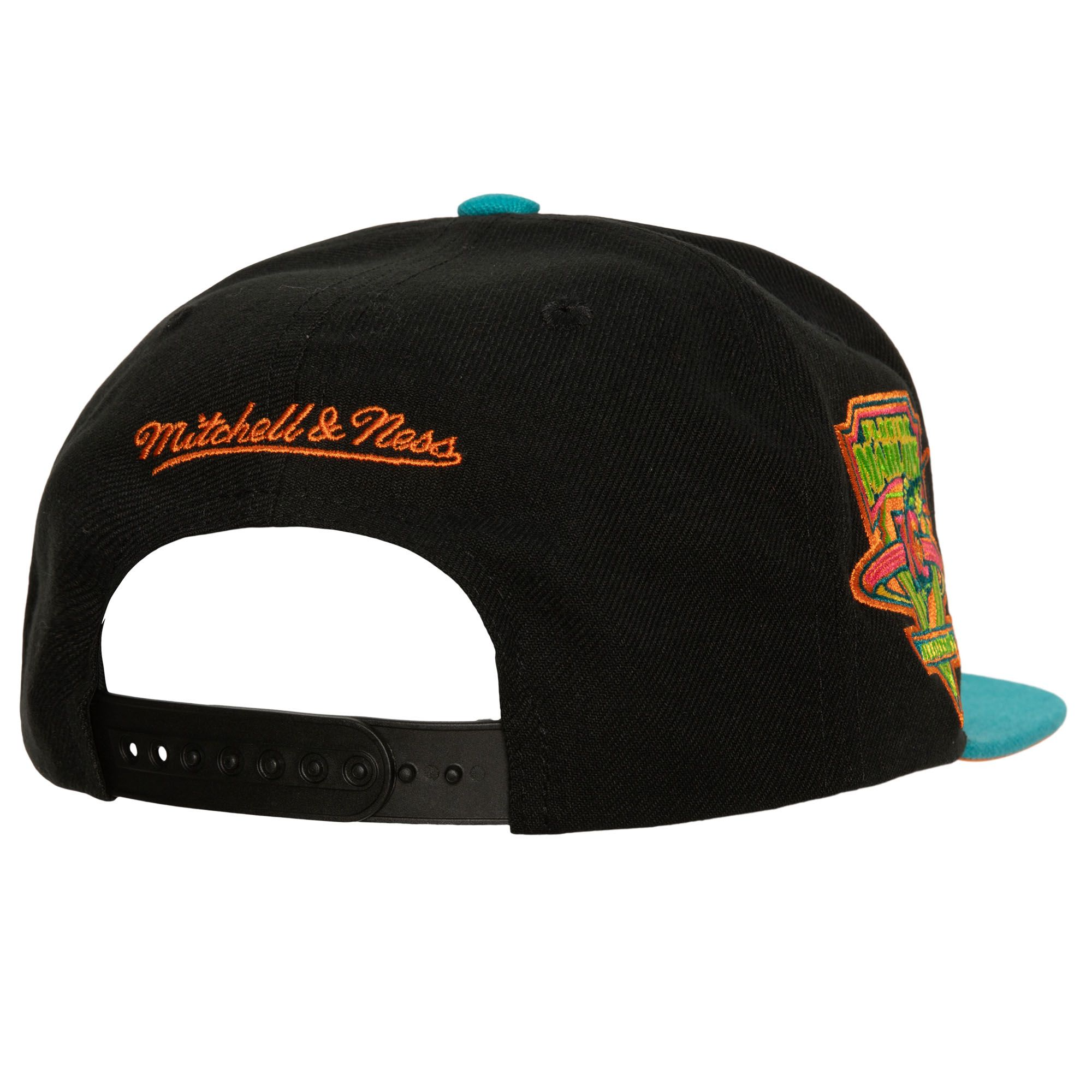 MENS MITCHELL & NESS MLB CITRUS COOLER SNAPBACK COOP MARLINS - BLACK