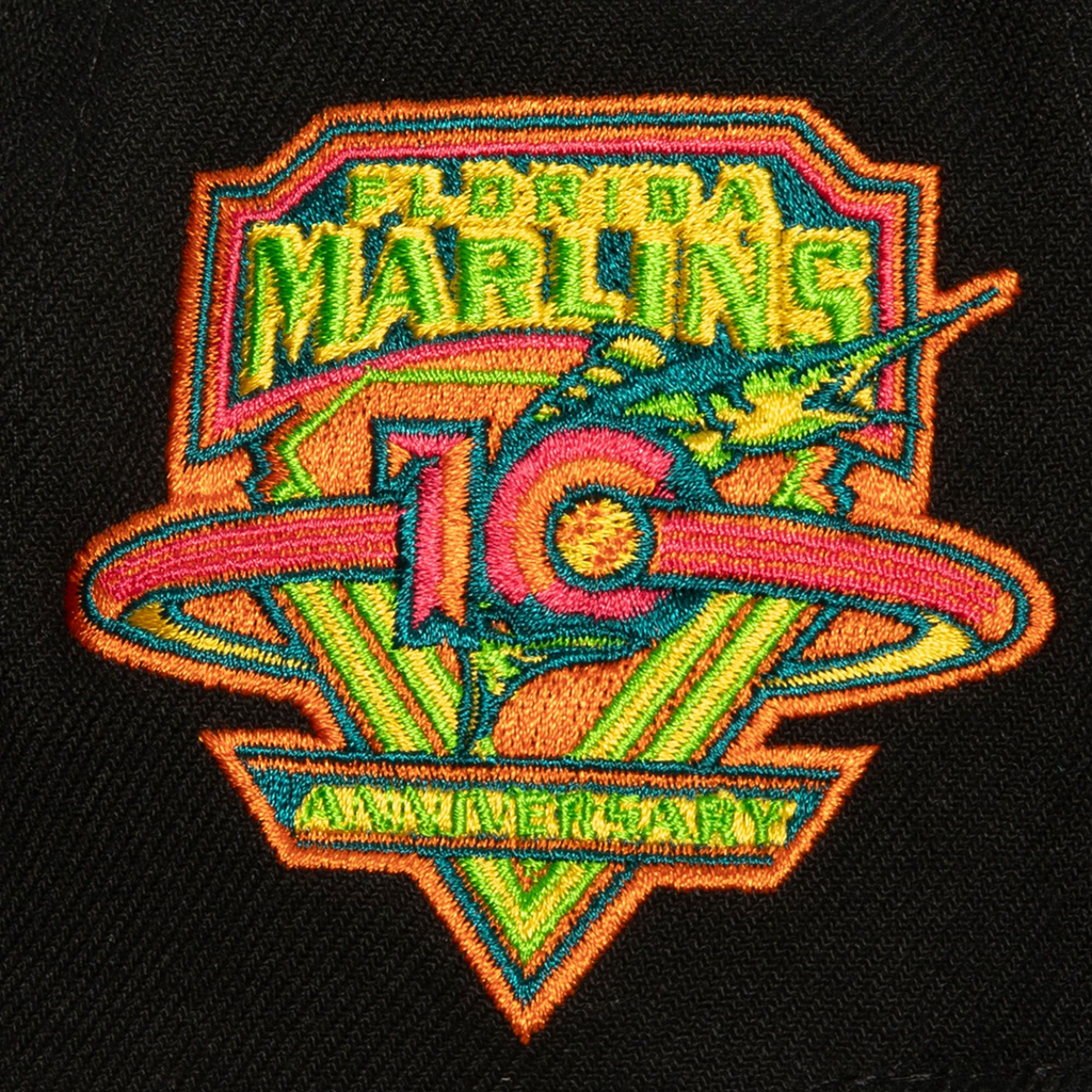 MENS MITCHELL & NESS MLB CITRUS COOLER SNAPBACK COOP MARLINS - BLACK