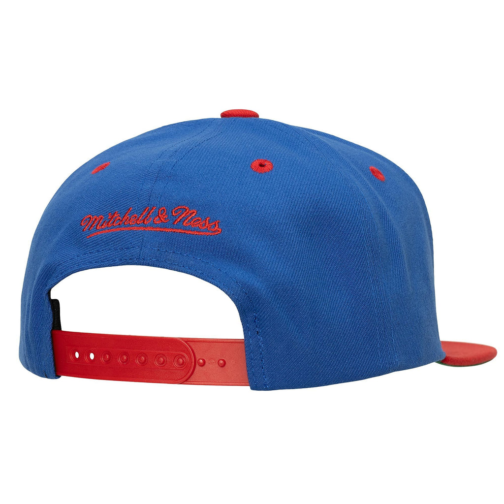 MENS MITCHELL & NESS MLB BUZZ SNAPBACK COOP BRAVES - BLUE