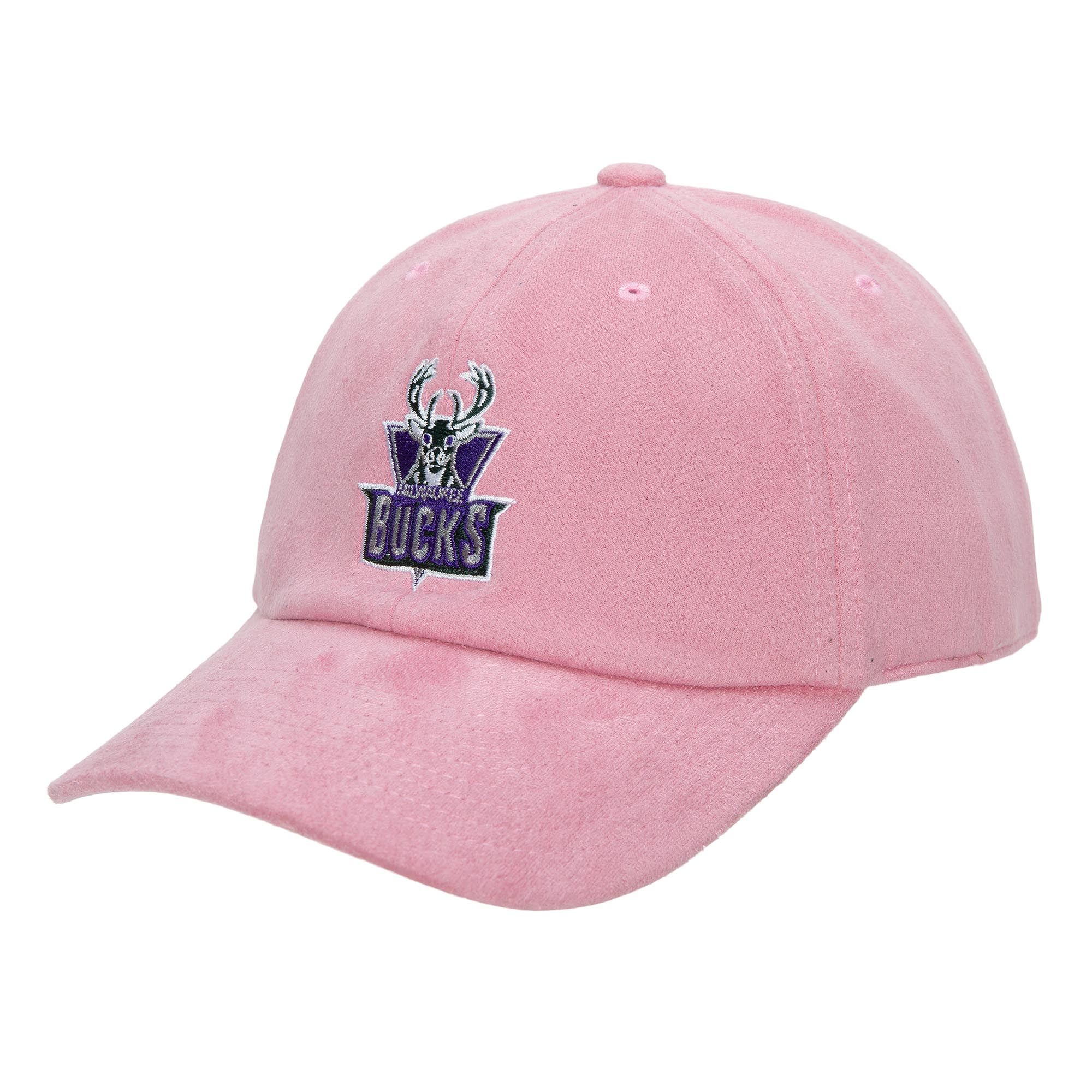 Mens Mitchell & Ness NBA SUEDE DAD STRAPBACK HWC BUCKS