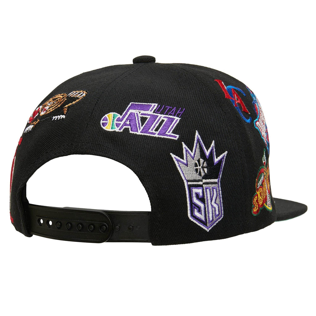 [HMUS5137-WESYYPPPBLCK] MENS NBA WESTERN CONFERENCE ALL OVER DEADSTOCK SNAPBACK