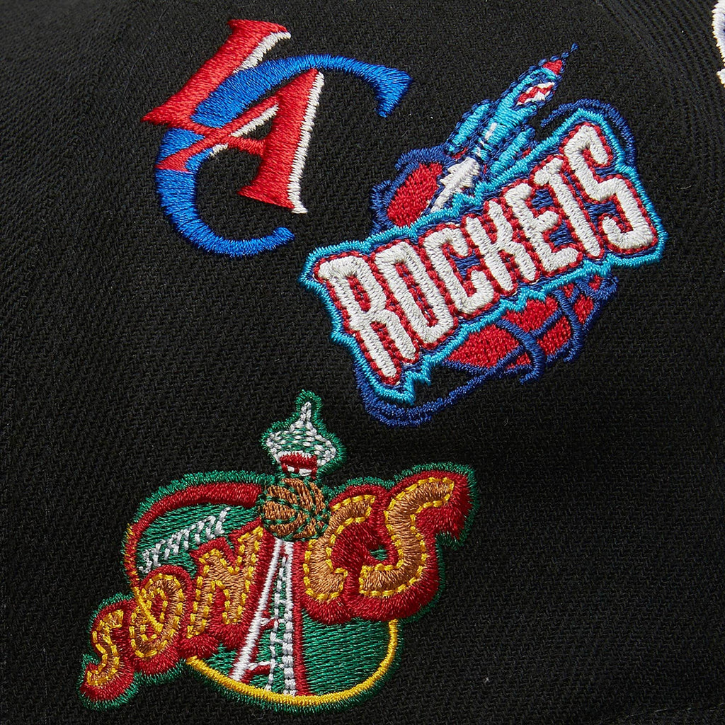 [HMUS5137-WESYYPPPBLCK] MENS NBA WESTERN CONFERENCE ALL OVER DEADSTOCK SNAPBACK