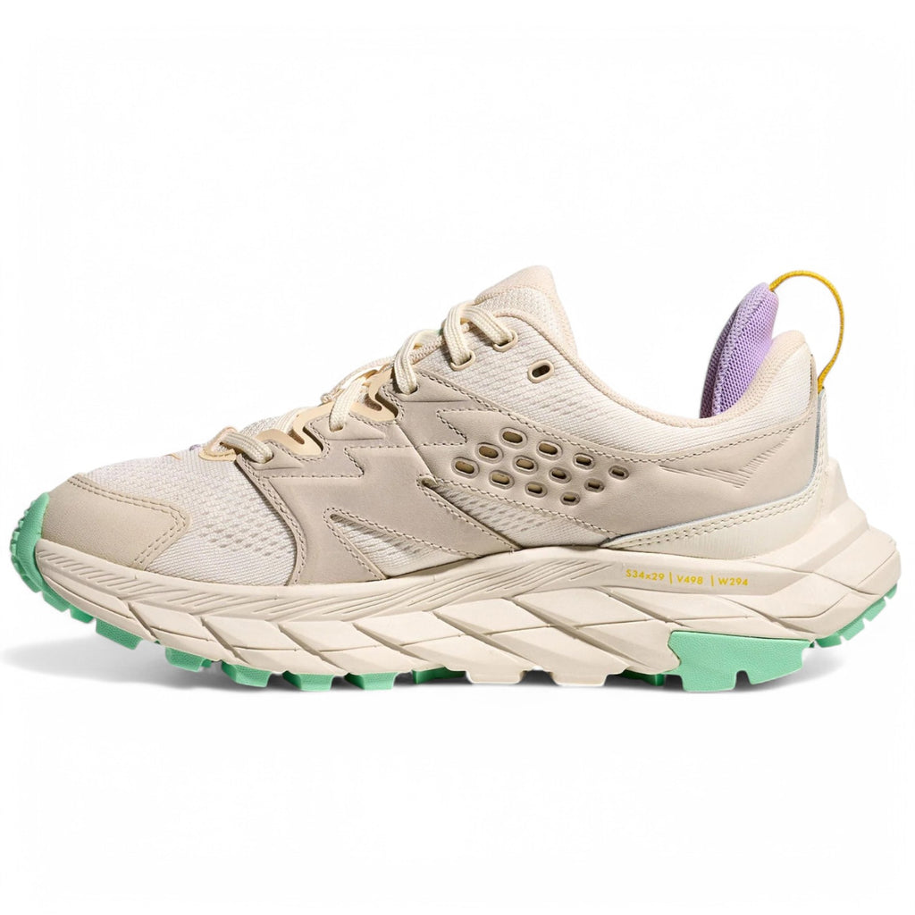 [1127921-ATF] WOMENS HOKA ANACAPA BREEZE LOW 'ALABASTER MINT FLUORITE' (B WIDTH)