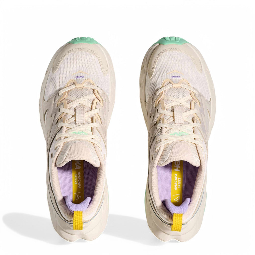 [1127921-ATF] WOMENS HOKA ANACAPA BREEZE LOW 'ALABASTER MINT FLUORITE' (B WIDTH)