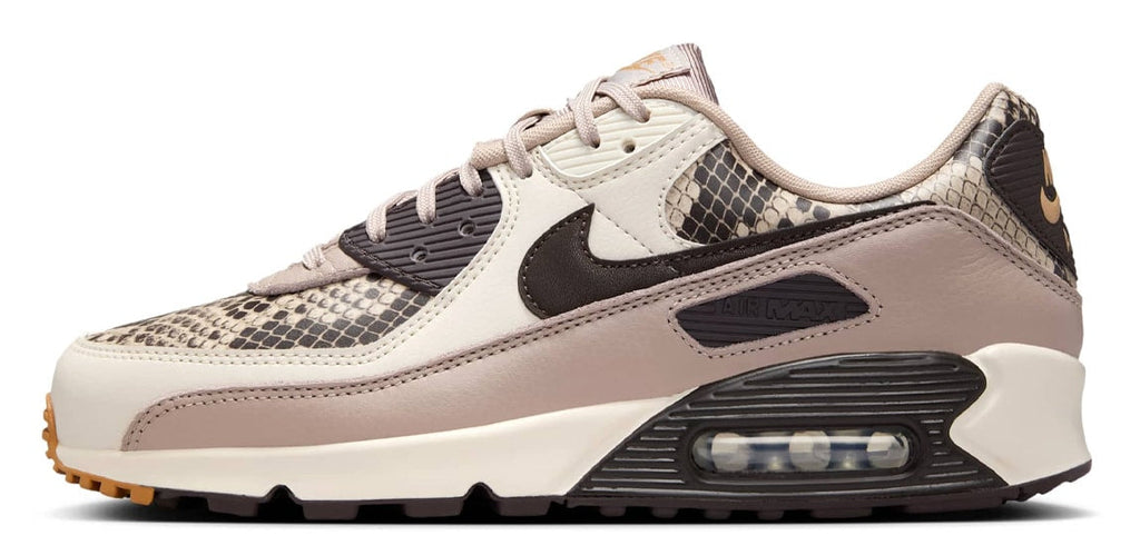 [HF1212-200] WOMENS NIKE AIR MAX 90 SE 'TAN SNAKESKIN'