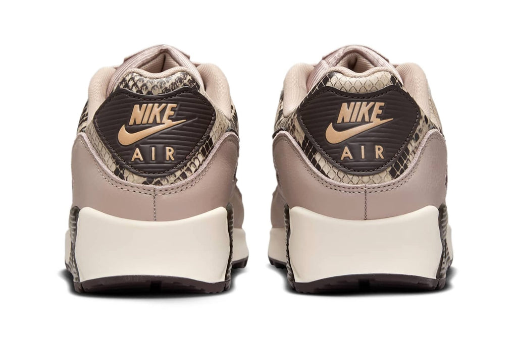 [HF1212-200] WOMENS NIKE AIR MAX 90 SE 'TAN SNAKESKIN'