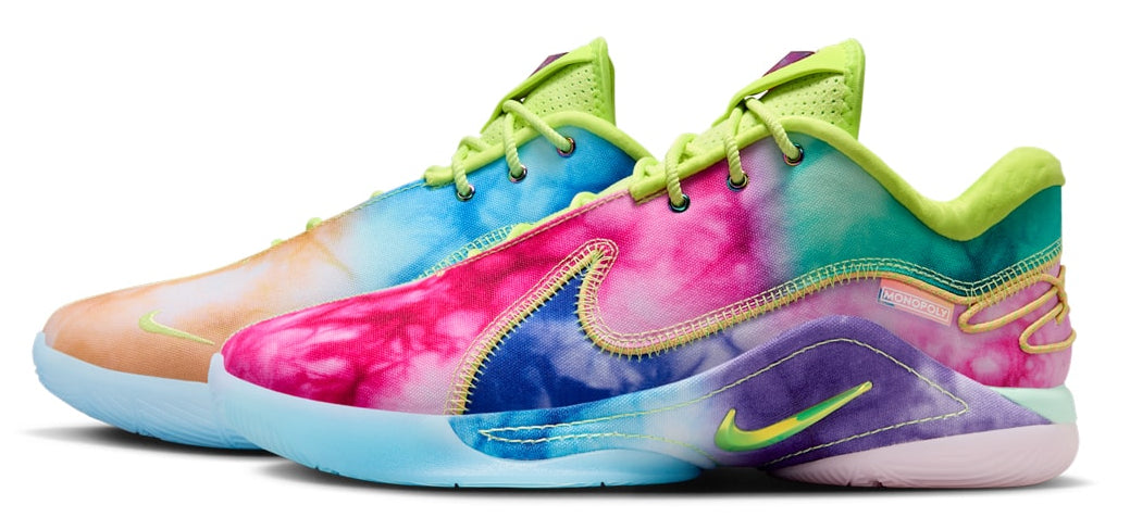 [HV8080-300] MENS NIKE LEBRON XXII WTM 'WHAT THE MONOPOLY TIE-DYE'