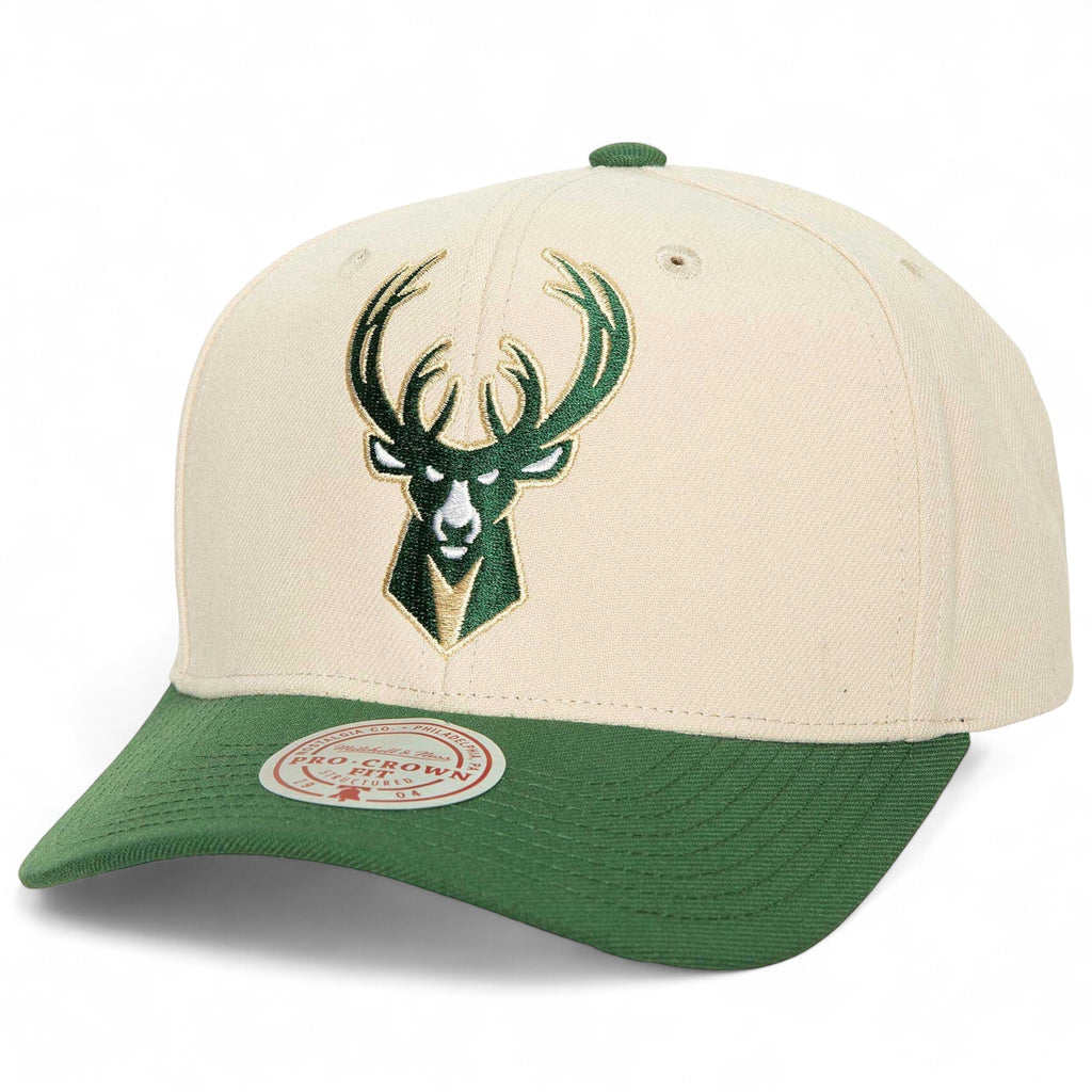 Mens MITCHELL & NESS NBA XL PRO SNAPBACK BUCKS