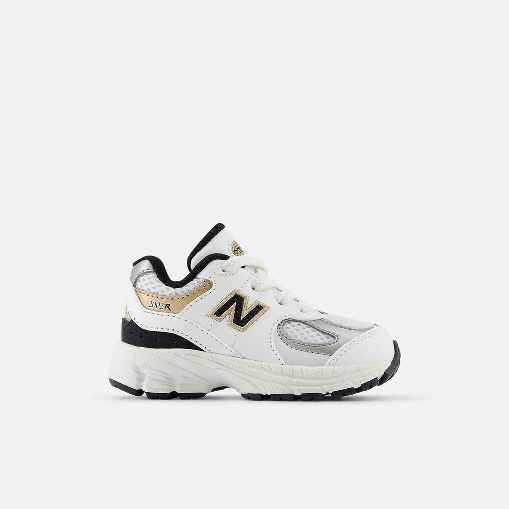 [IC2002PS] TODDLERS NEW BALANCE 2002R 'WHITE BLACK GOLD' (TD)