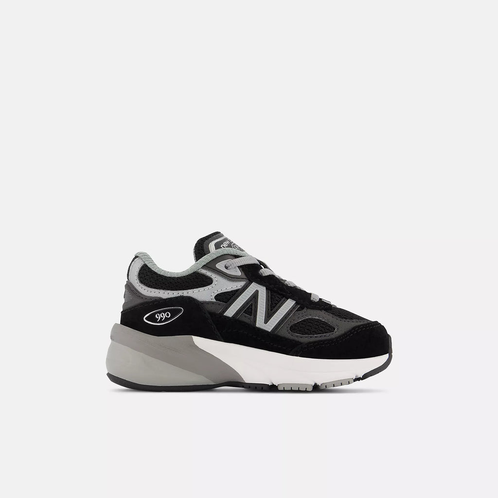 [IC990BK6] TODDLERS NEW BALANCE 990 V6 'BLACK/GRAY' (TD)